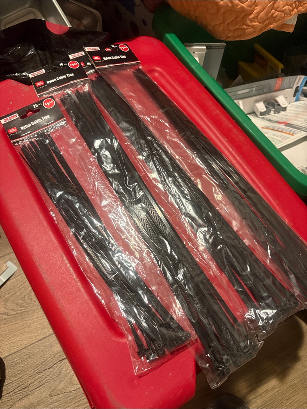 Black Nylon Cable Ties - Multipack